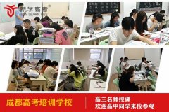 成都塔子山公园高考集训学校学费多少钱,高考补习多少钱