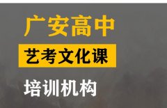 广安体育生文化课补习班,高中文化课培训机构