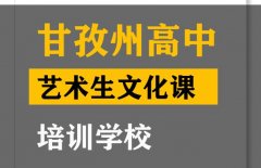 甘孜艺考生文化课培训怎么收费,高中艺术生文化课培训班