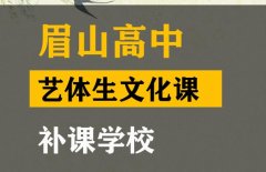 峨眉山市体育生文化课补