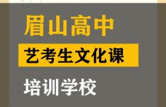 眉山音乐生文化课辅导学校,高中艺考生文化课培训学校