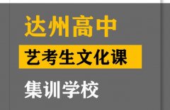 达州美术生文化课辅导班,高三艺考生文化课集训学校